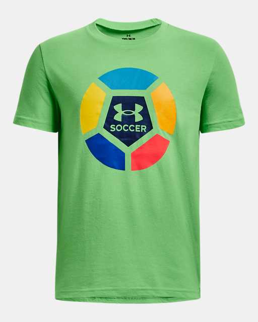 Boys' UA Multicolor Soccer Ball Short Sleeve